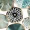 Multi Colored Metal Contemporary Wall Decor, 50" x 25"